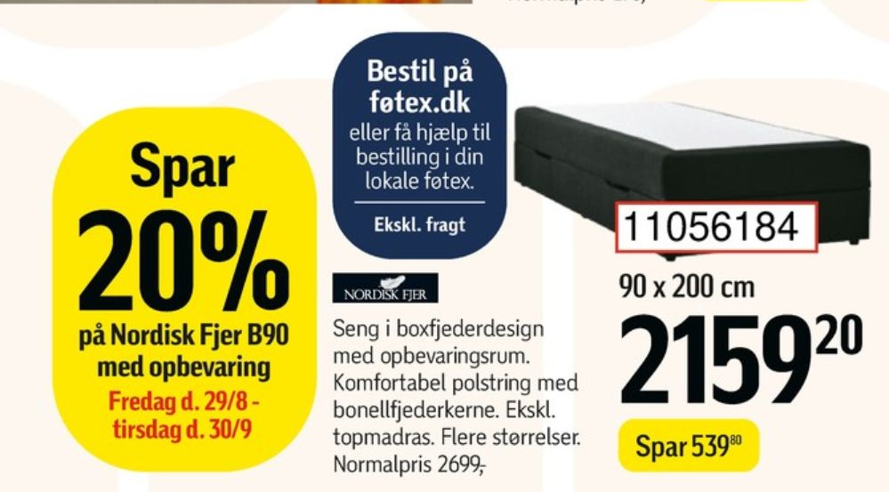 Nordisk Fjer, Boxmadras