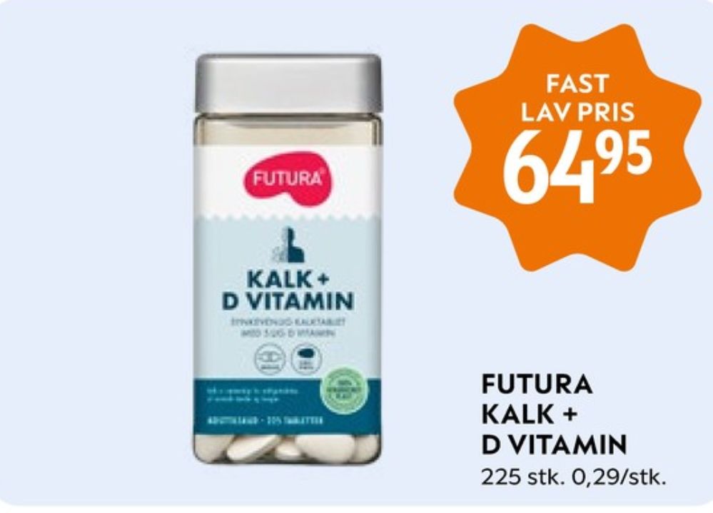Futura, Kosttilskud
