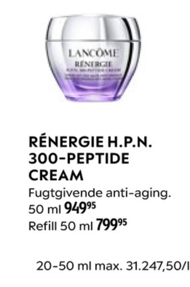 Lancome, Creme