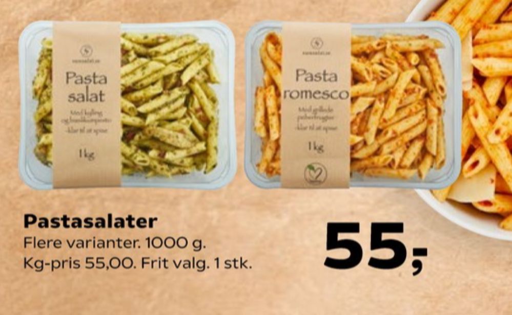 SunSalat, Pastasalat