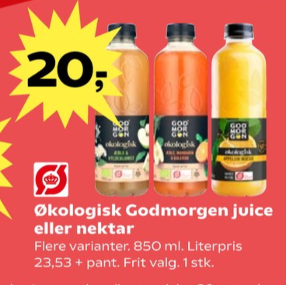 GodMorgen, Æblejuice Mandarin & Gulerod