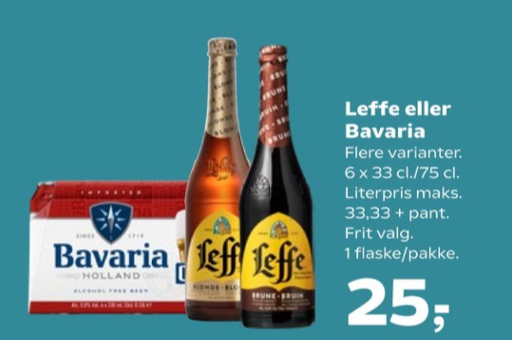 Bavaria, Øl - Alkoholfri 6 pk.