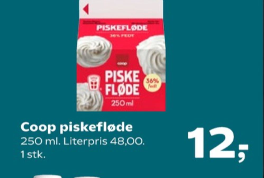 Coop, Piskefløde 36%
