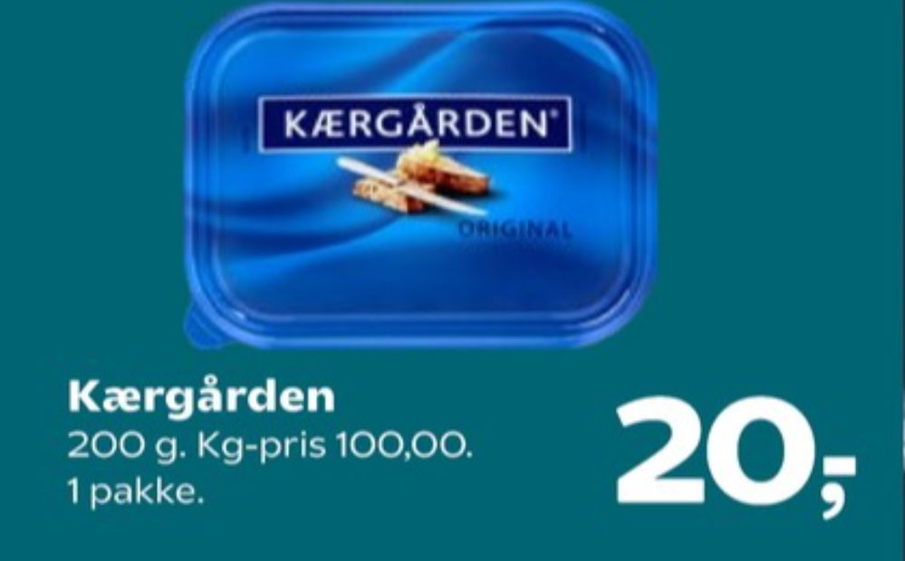 Kærgården, Smørbar