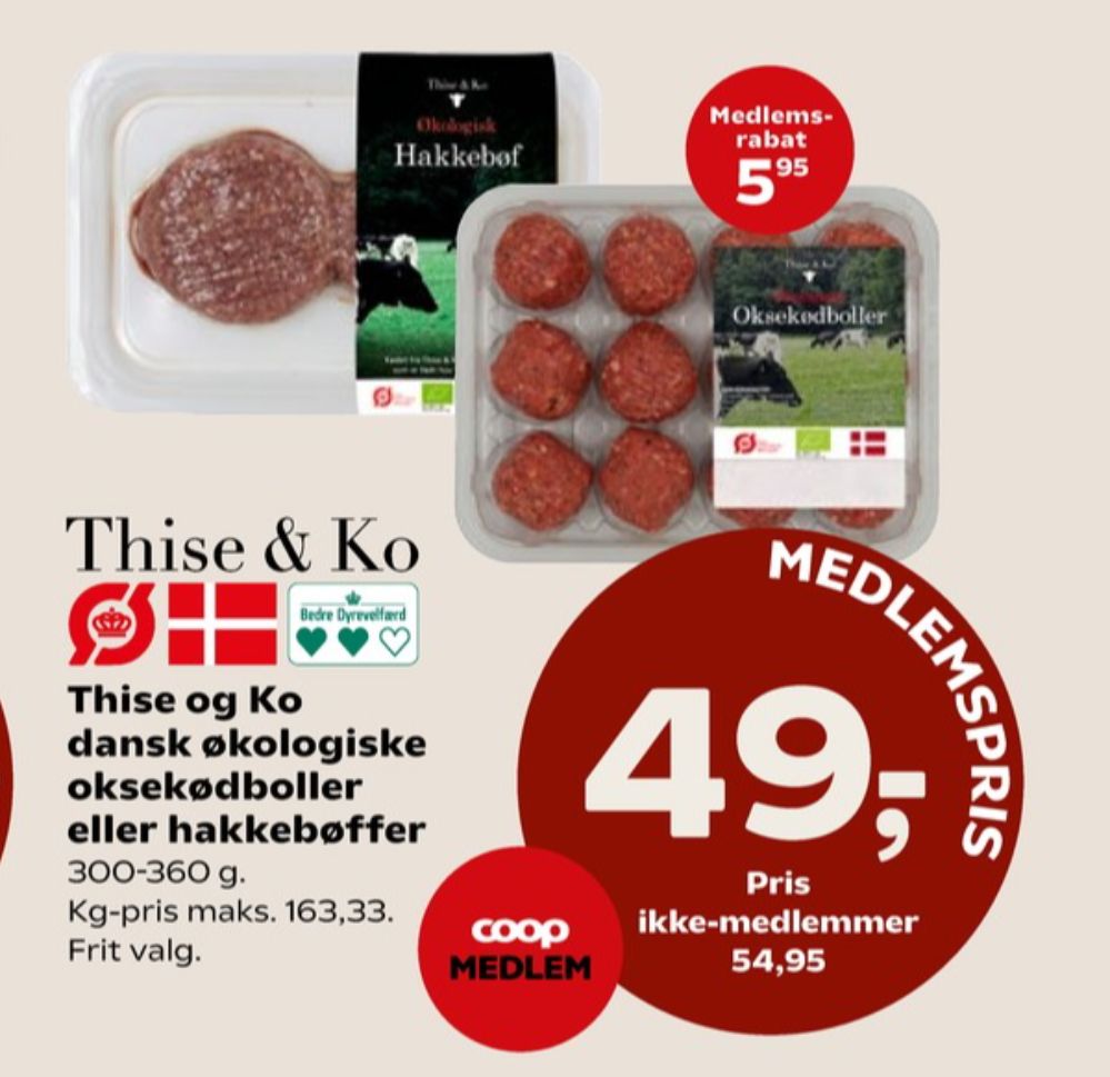 Thise & Ko, Hakkebøffer