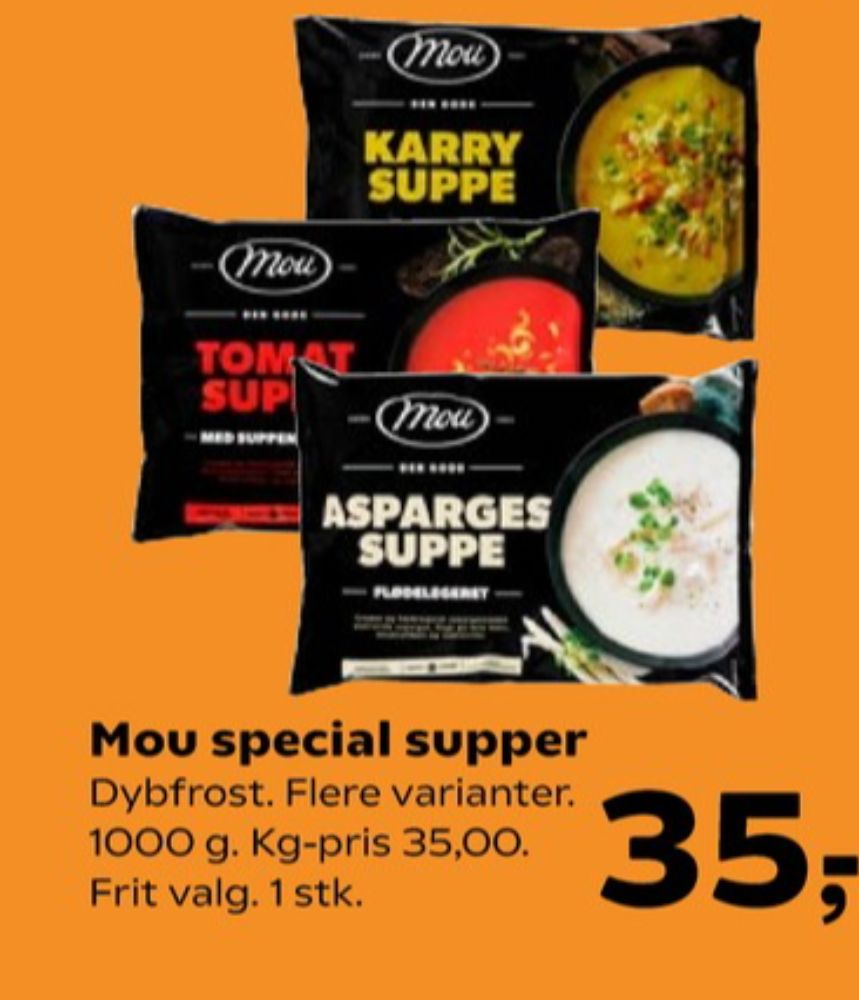 Mou, Karrysuppe