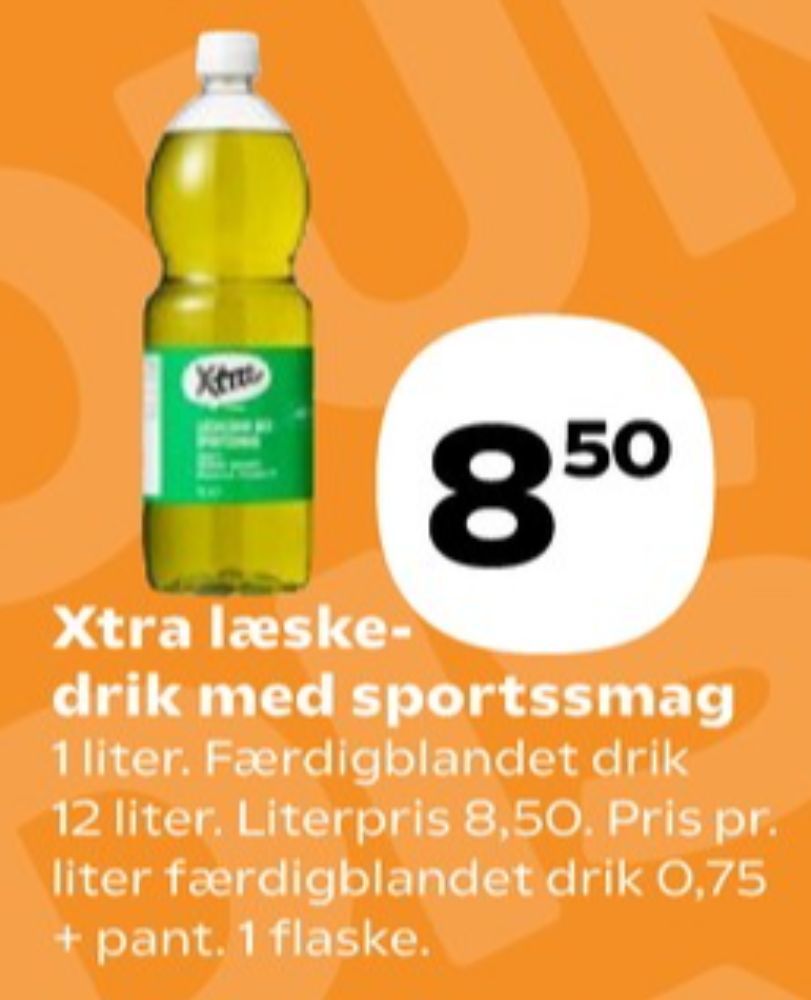 Xtra, Sportssmag Læskedrik 