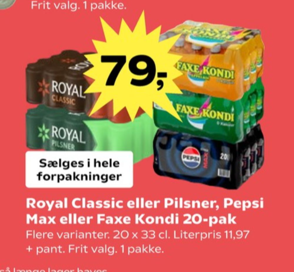Pepsi Max, Cola 20 pk