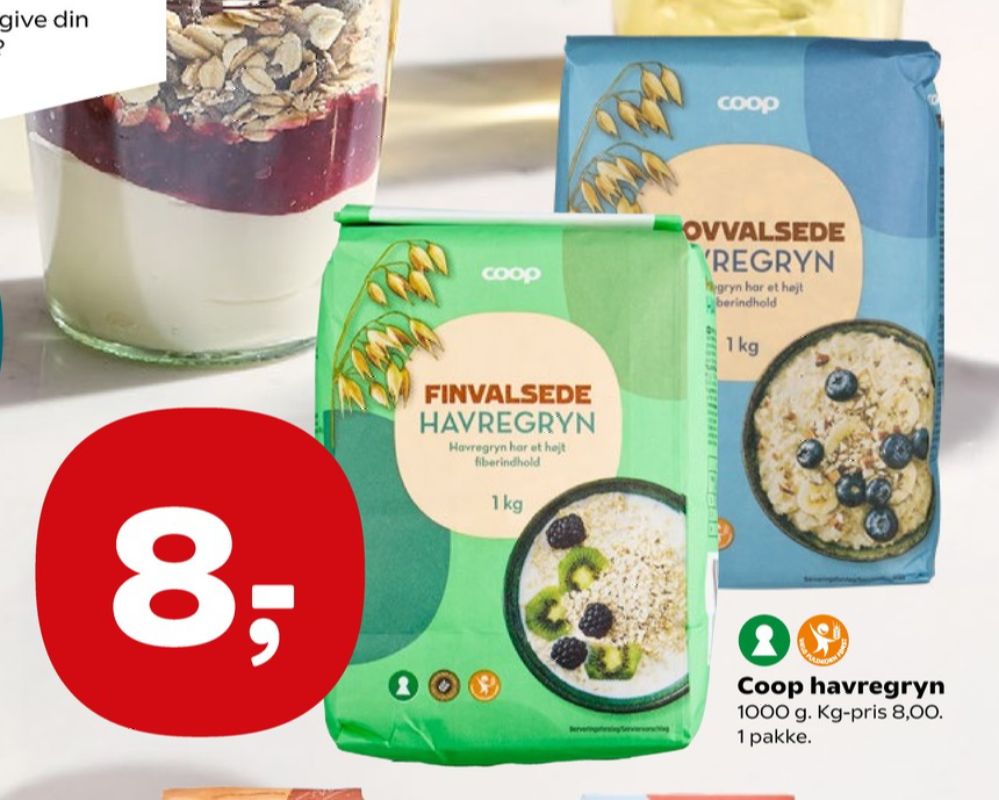 Coop, Grovvalsede Havregryn