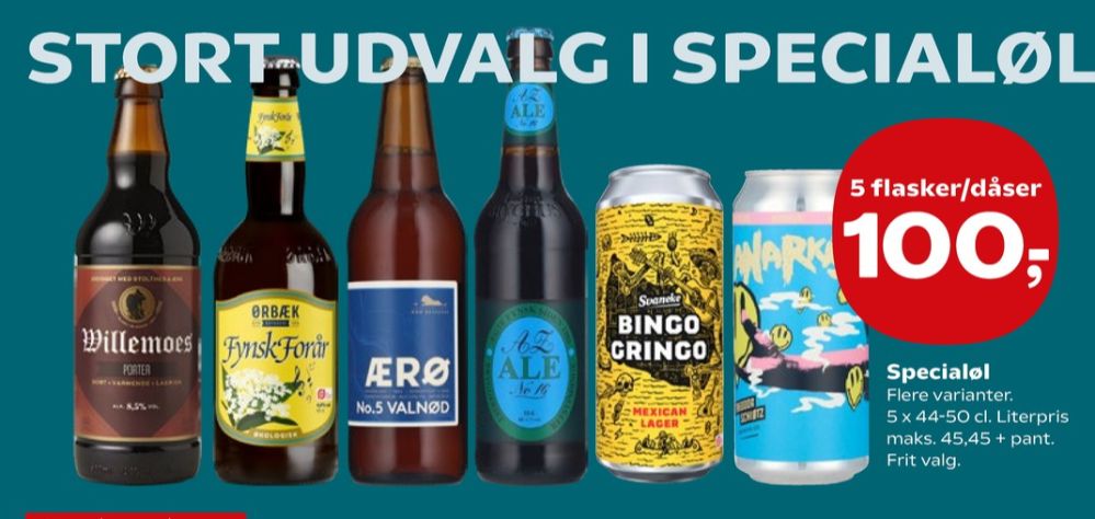 Willemoes Porter, Specialøl