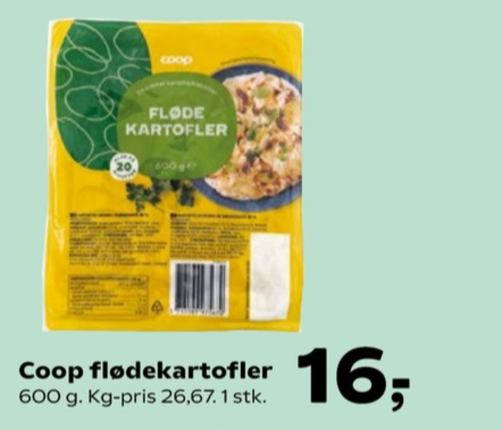 Coop, Flødekartofler