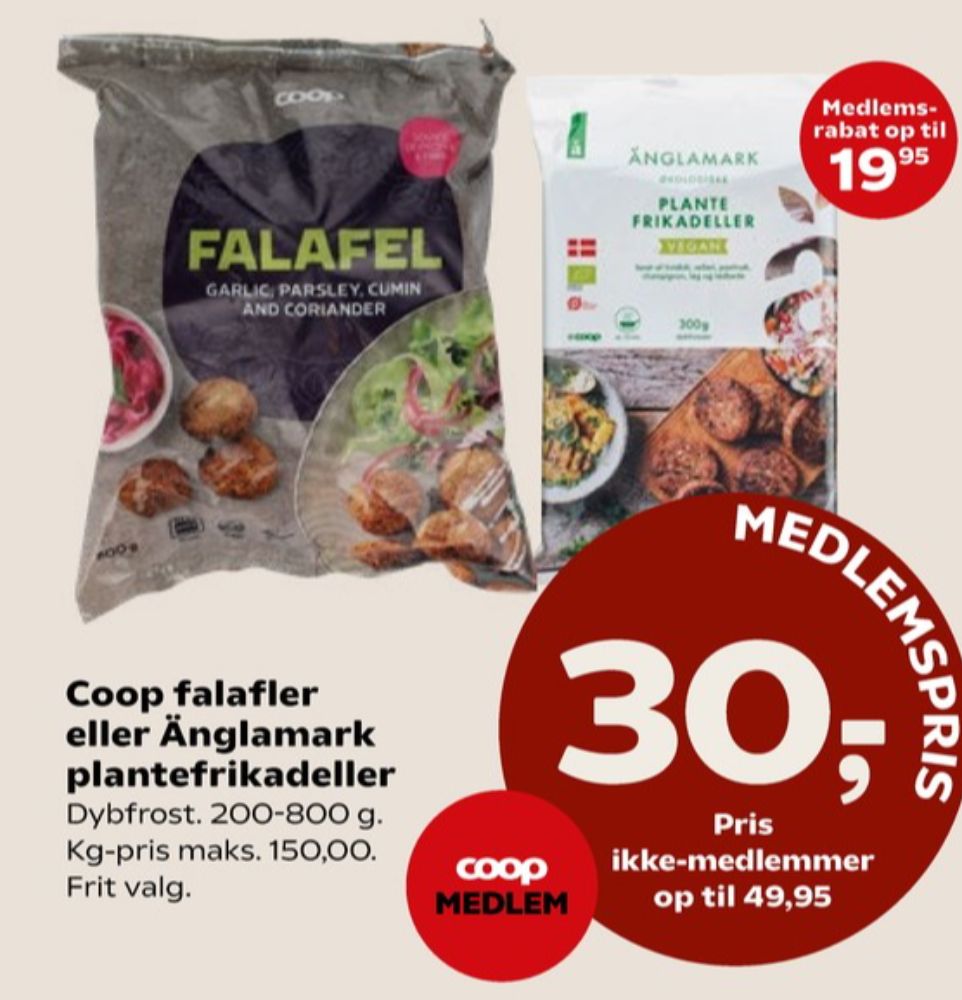 Änglamark, Plantefrikadeller