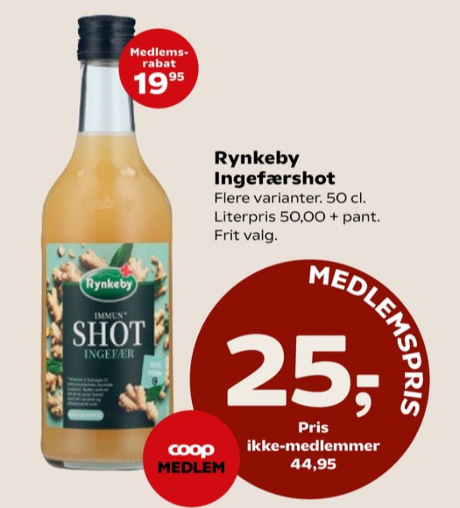 Rynkeby, Ingefærshot