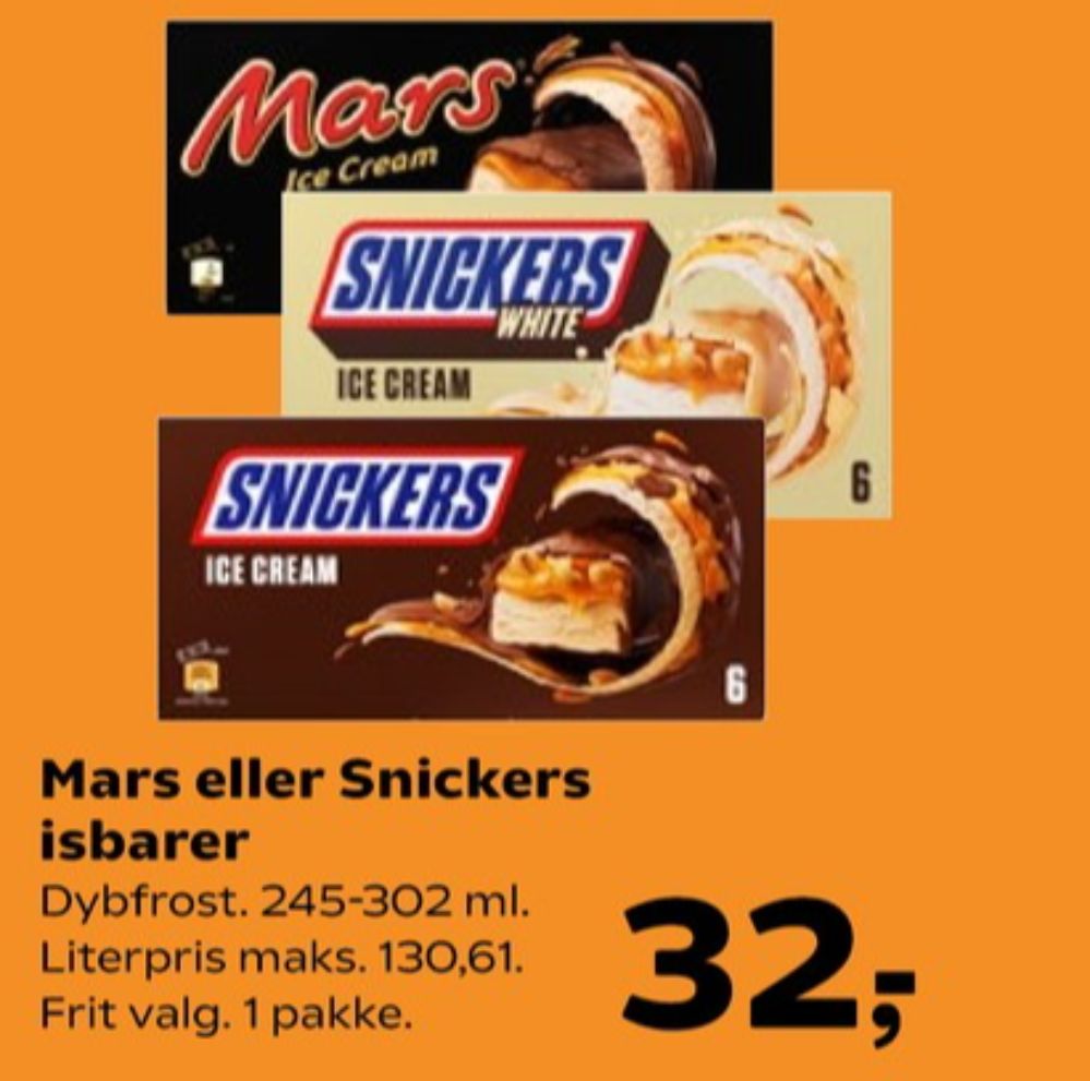 Snickers, Issnacks