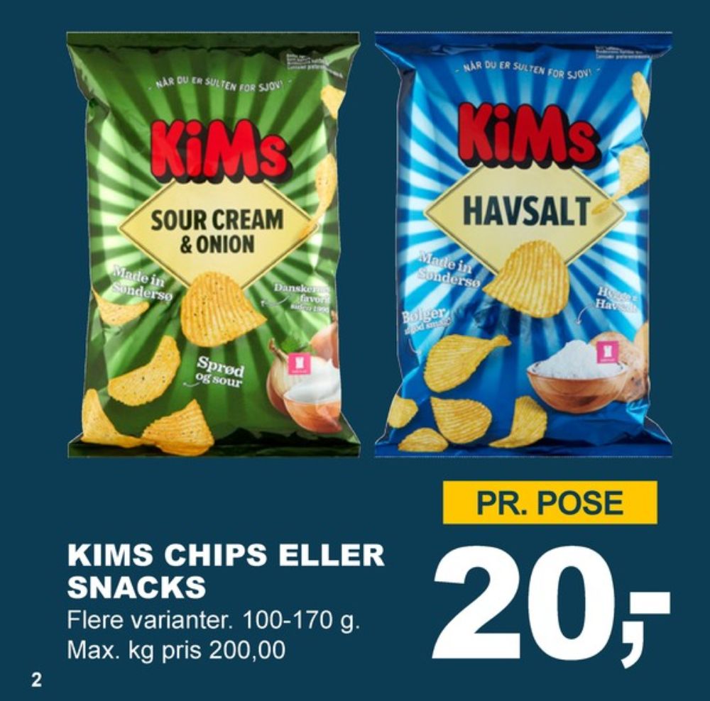 Kims, Havsalt Chips