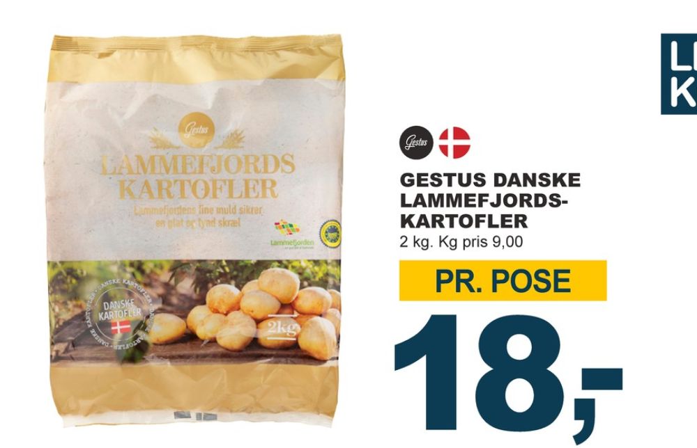 Gestus, Kartofler