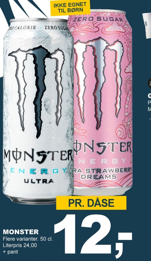 Monster Ultra Strawberry Dreams, Energidrik