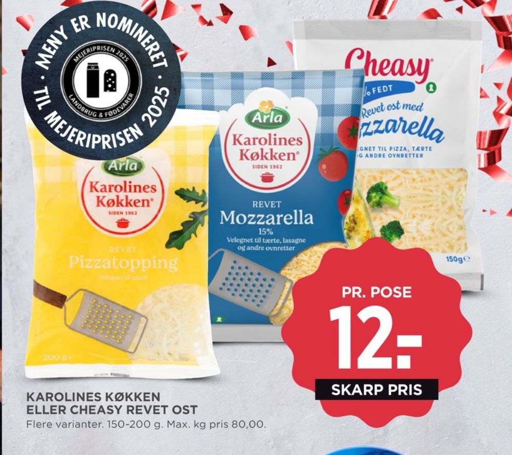 Cheasy, Revet ost Mozzarella