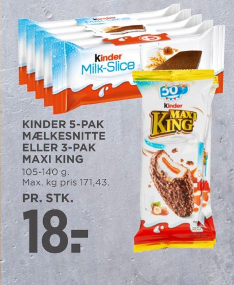 Kinder MilkSlice, Cool Snacks
