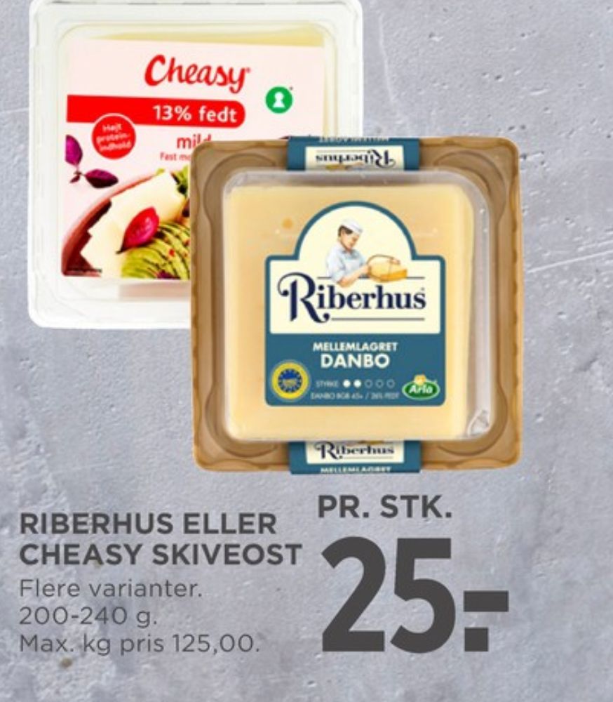 Cheasy, Skiveost 13% mild