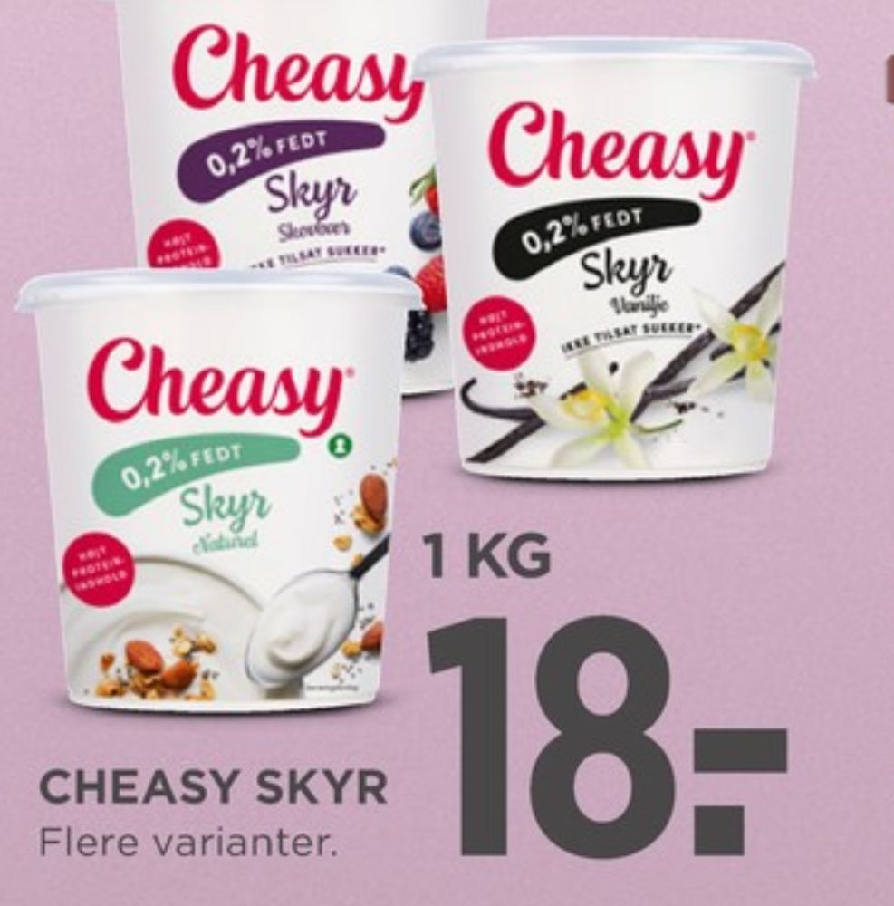 Cheasy, Vanilje Skyr 