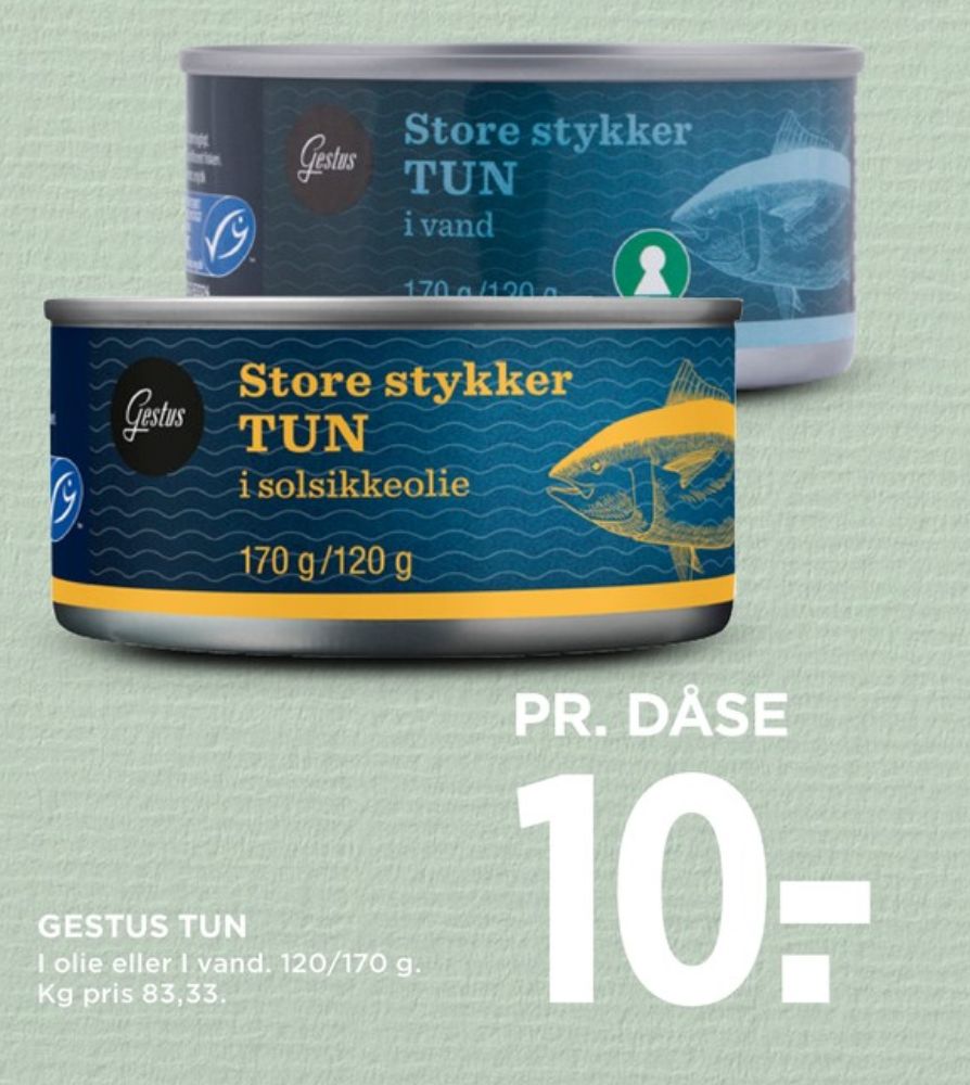 Gestus, Tun i solsikkeolie