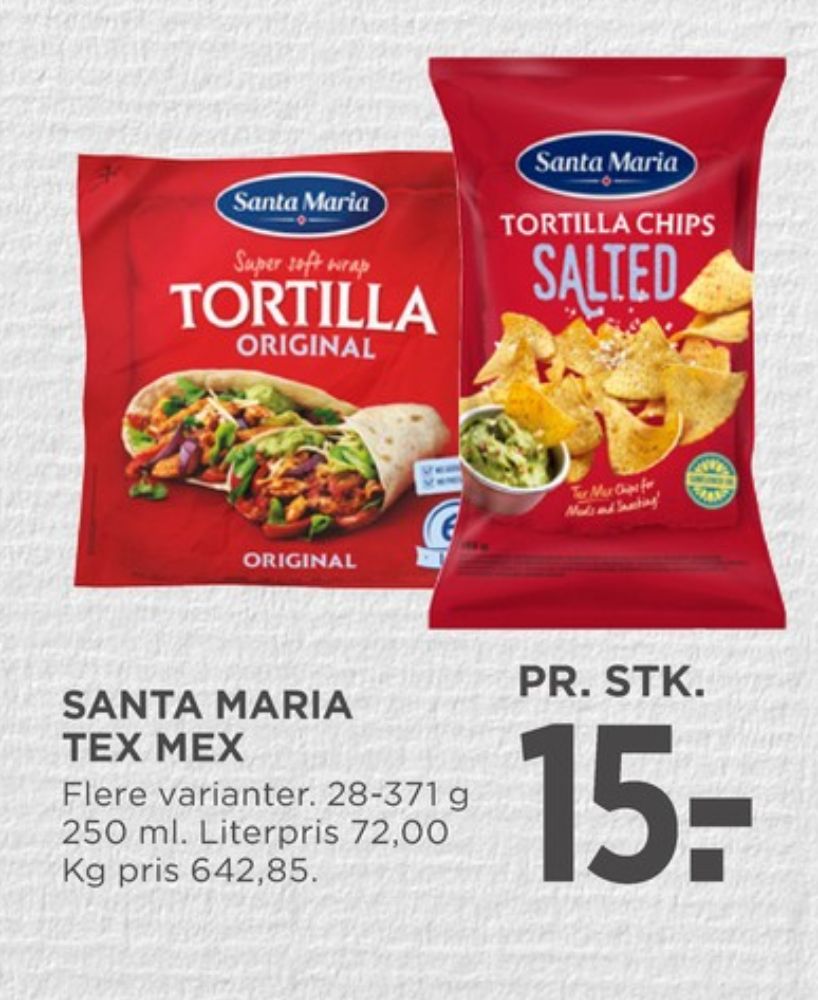 Santa Maria, Tortilla Chips Salted