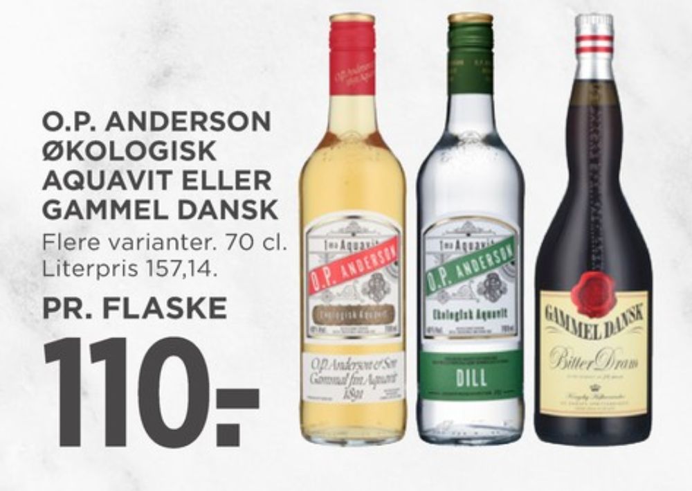 OP Anderson Original, Akvavit