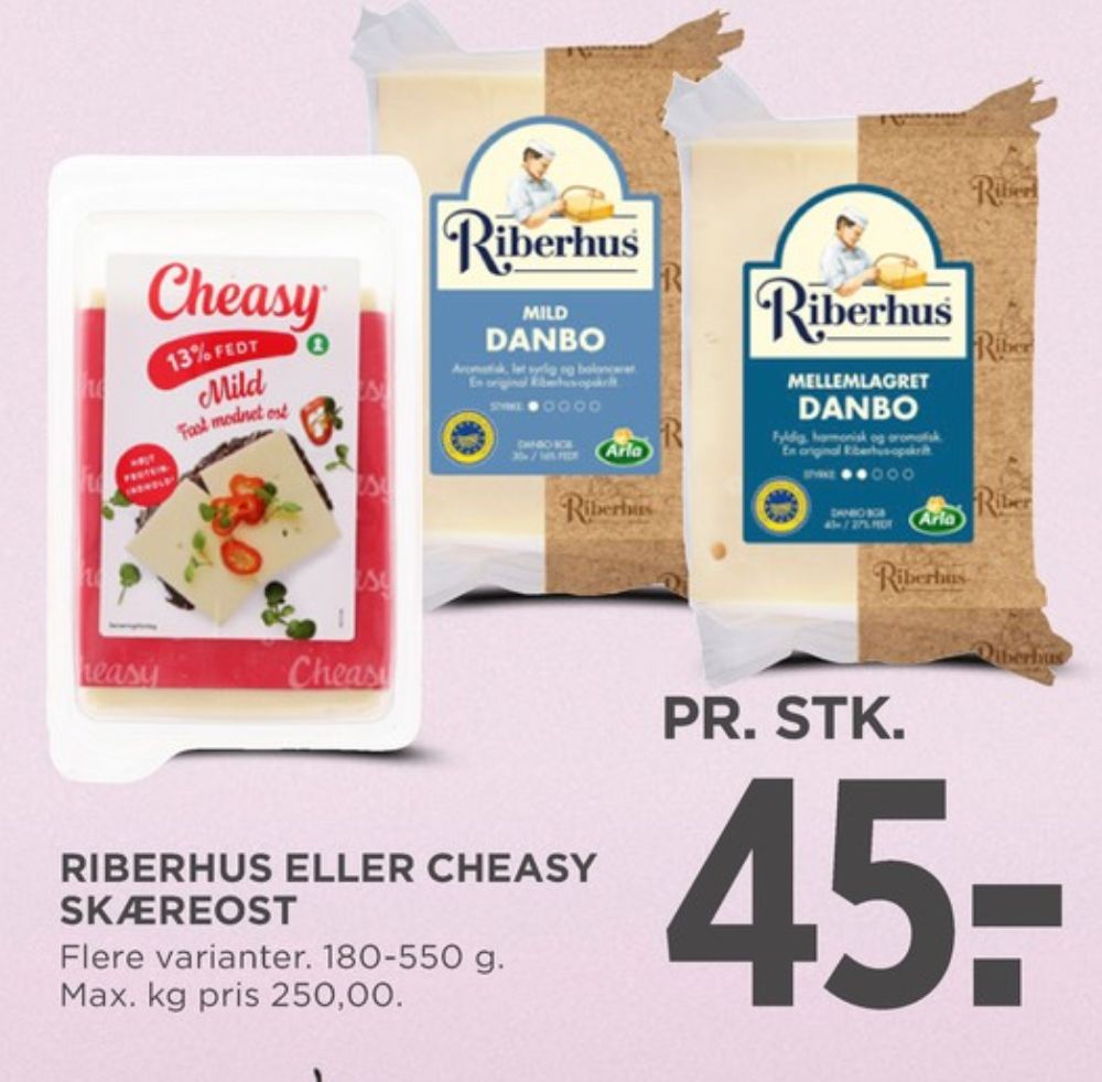 Cheasy, Skæreost Mild 13%