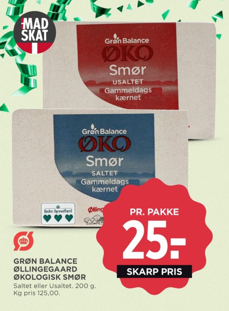 Grøn Balance Øllingegaard, Smør Saltet