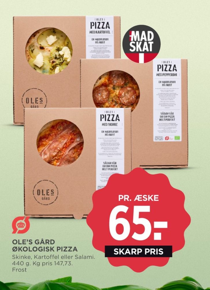 Ole's, Pizza med Kartofler