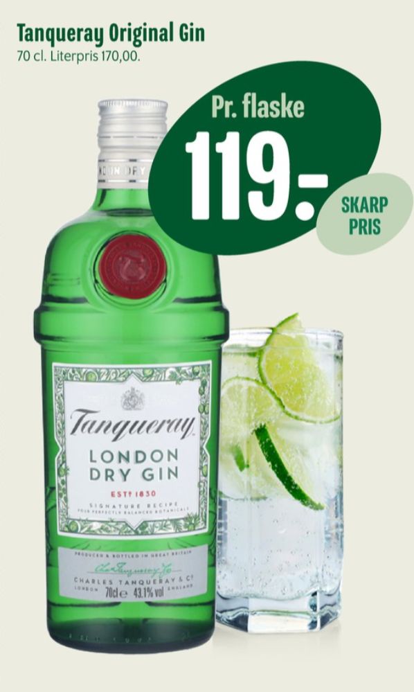 Tanqueray London Dry, Gin