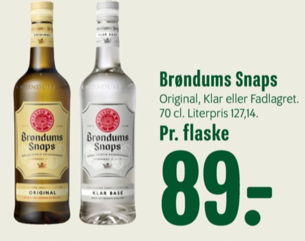 Brøndums  Original, Snaps