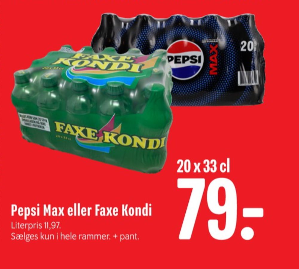 Pepsi Max, Cola 20 pk
