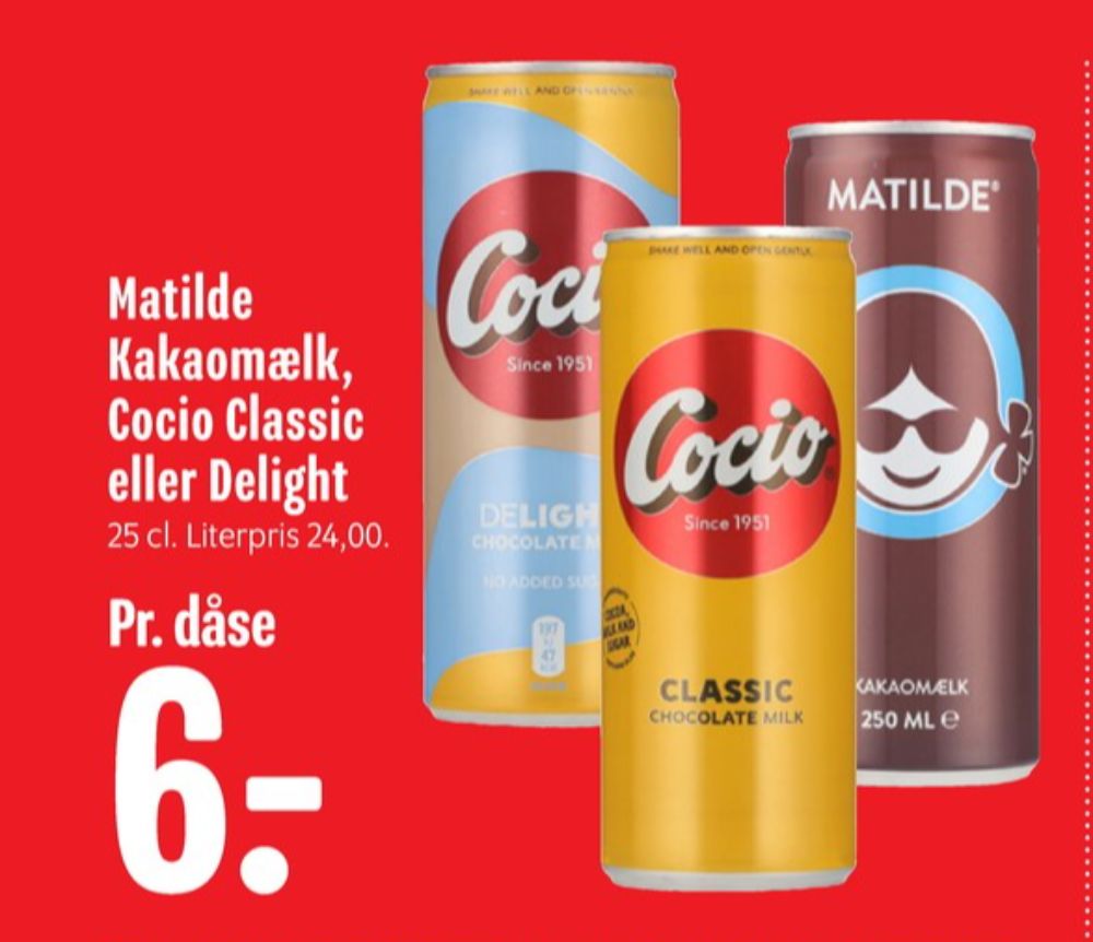 Matilde, Kakaomælk