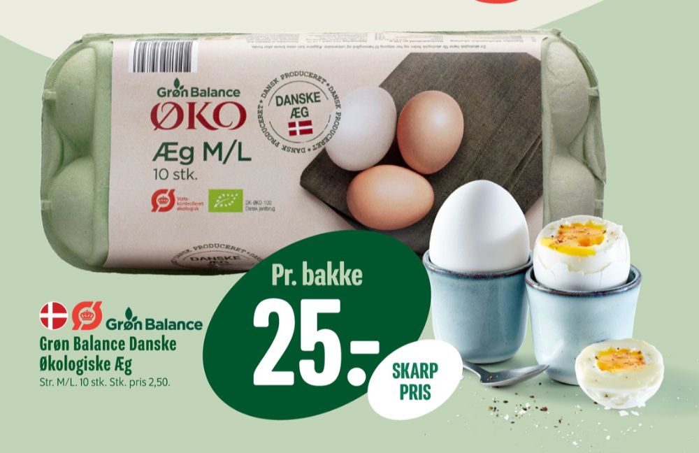 Grøn Balance, Øko Æg M/L