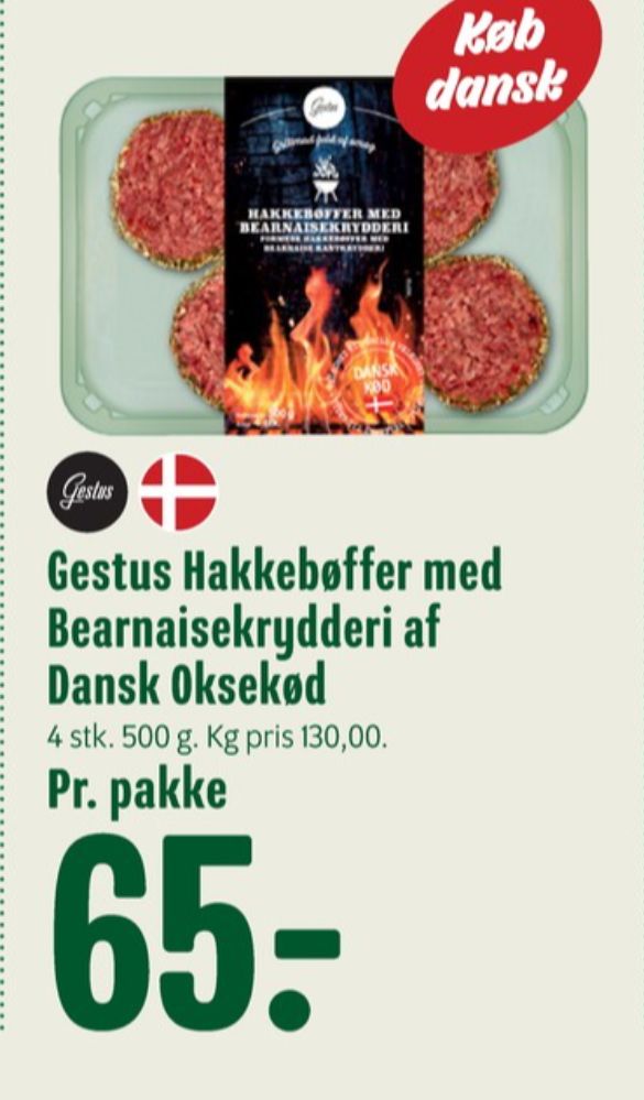 Gestus, Hakkebøffer