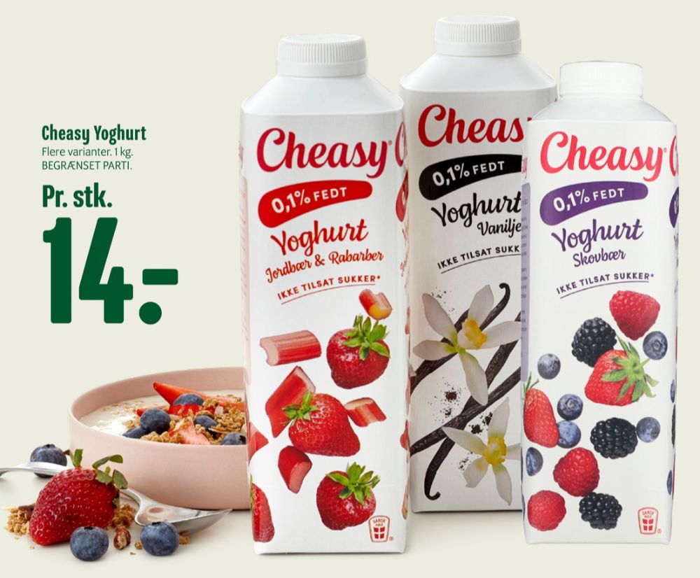 Cheasy, Vanilje Yoghurt 