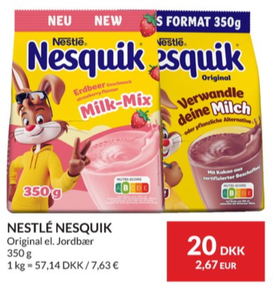 Nestlé Nesquik, Jordbærdrik
