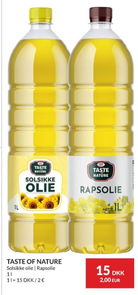 Taste of Nature, Solsikkeolie