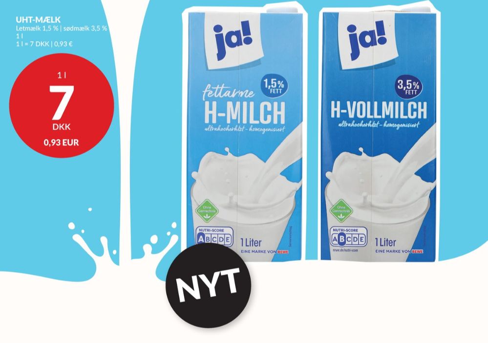 Letmælk UTH 1,5%