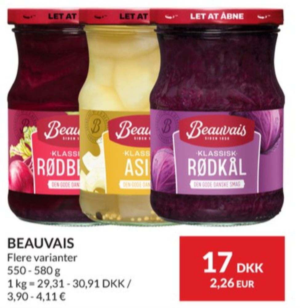 Beauvais, Asier syltet