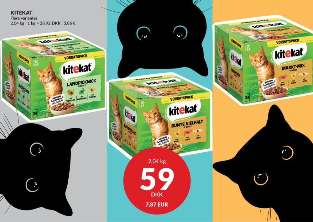 Kitekat, Kattefoder