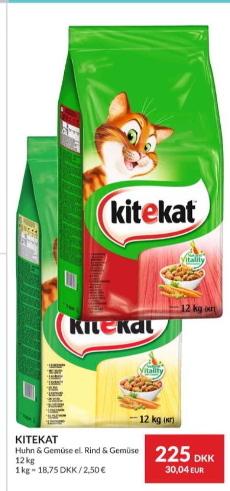 Kitekat, Kattefoder