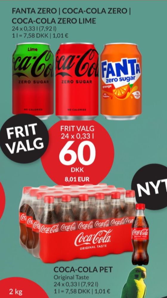 Coca Cola Zero, Cola 24 pk.