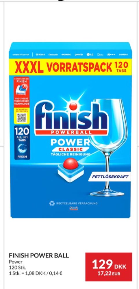 Finish, Maskinopvask-tabs