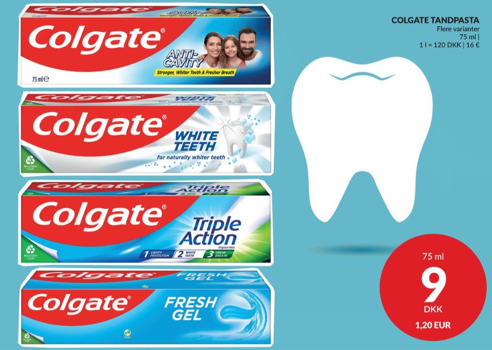 Colgate, Tandpasta