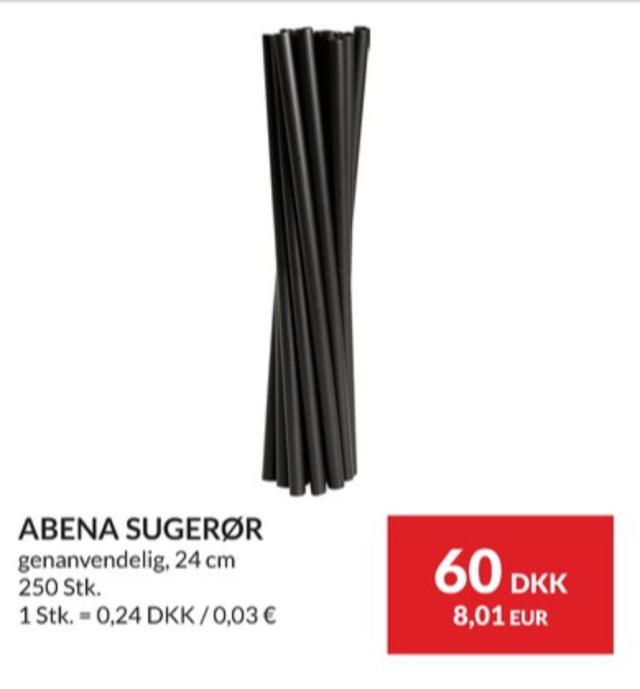Abena, Sugerør