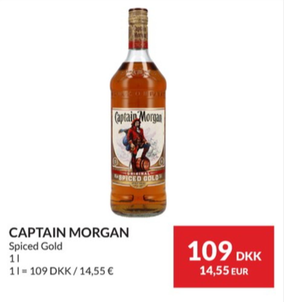 Captain Morgan Spiced Gold, Rom