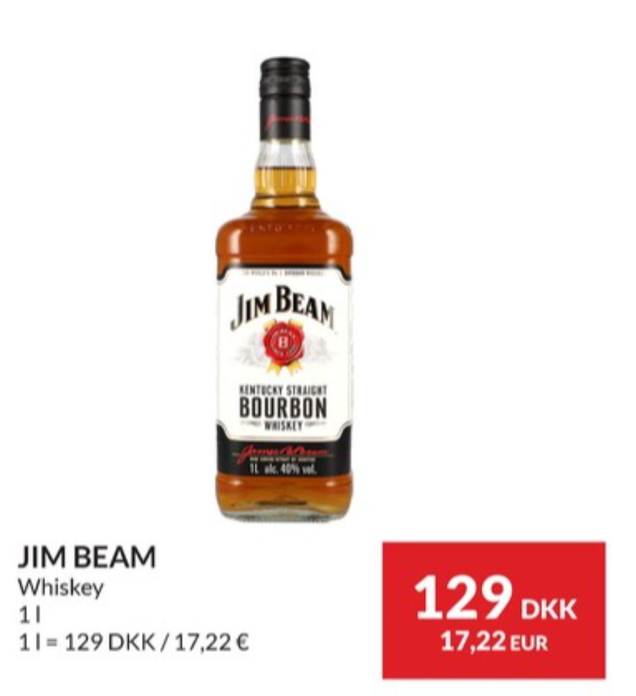 Jim Beam Kentucky Straight, Whisky
